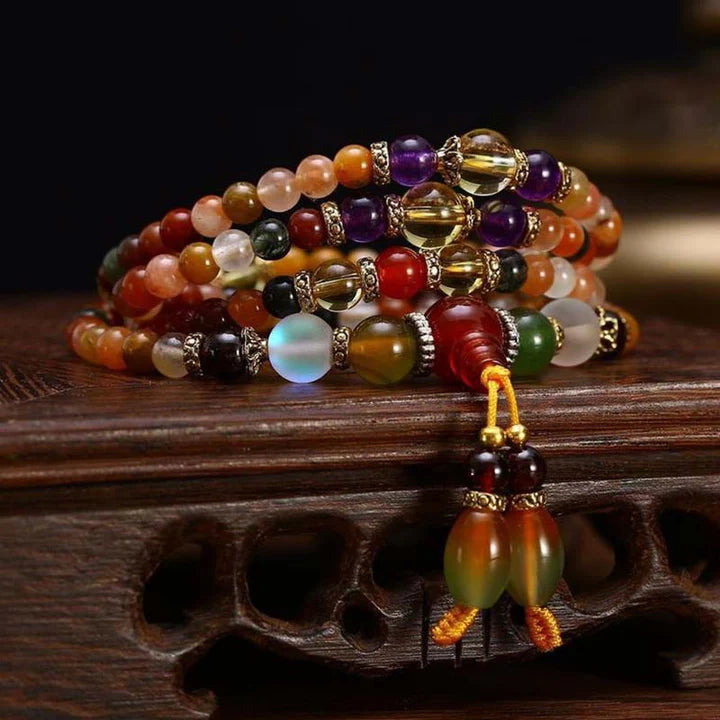 Bodhi Stones The 108 Quartz Healing Mala Bracelet